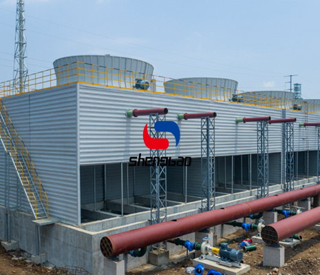 鼓风式逆流冷却塔